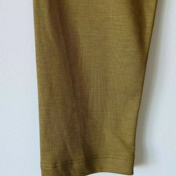 NWT EILEEN FISHER Gold Leaf Tencel Interlock Ballet Neck Box Top Medium - Picture 5 of 6